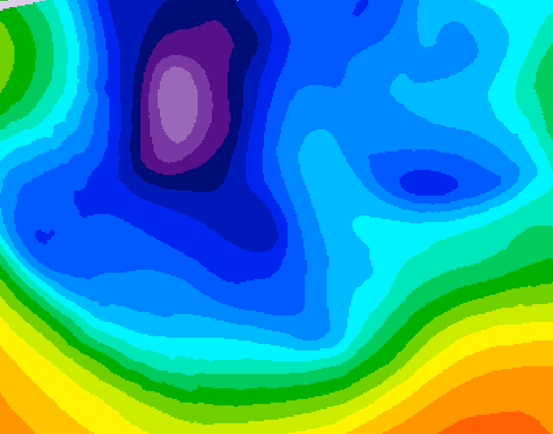 GDPS 500 millibar geopotential height 210 hour forecast chart for Canada based on 2026/02/11 0000Z data