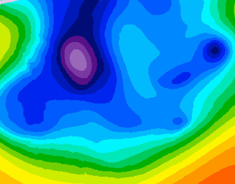 GDPS 500 millibar geopotential height 228 hour forecast chart for Canada based on 2026/02/11 0000Z data