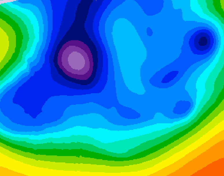 GDPS 500 millibar geopotential height 234 hour forecast chart for Canada based on 2026/02/11 0000Z data
