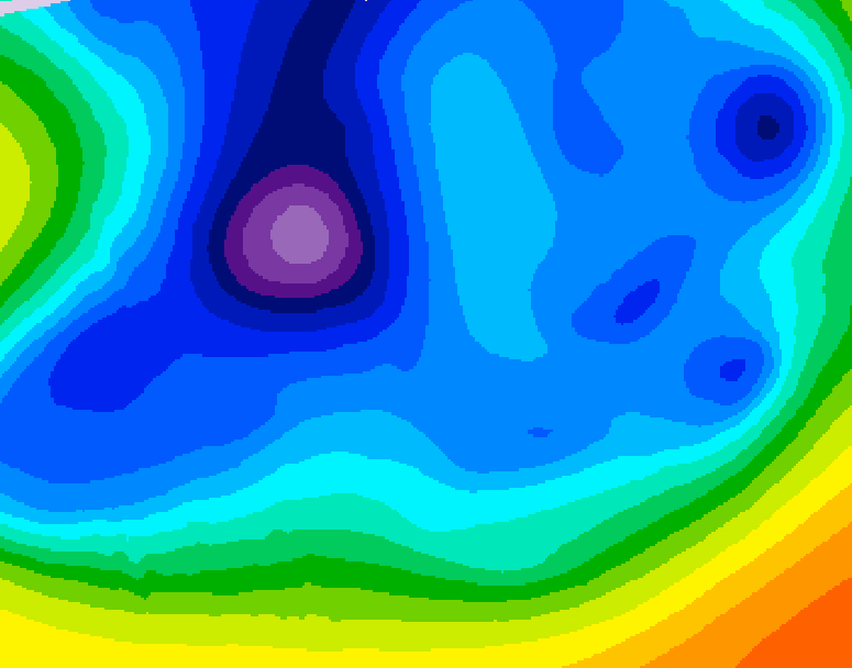 GDPS 500 millibar geopotential height 240 hour forecast chart for Canada based on 2026/02/11 0000Z data