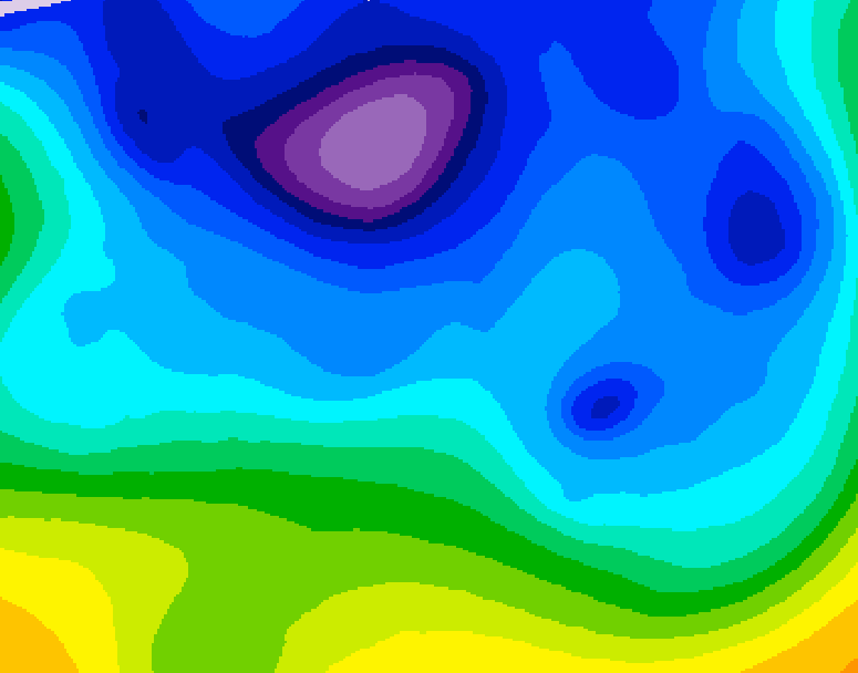 GDPS 500 millibar geopotential height 060 hour forecast chart for Canada based on 2026/02/11 1200Z data