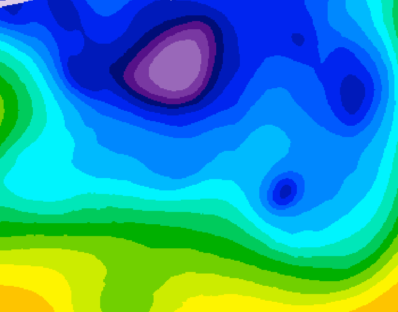 GDPS 500 millibar geopotential height 066 hour forecast chart for Canada based on 2026/02/11 1200Z data