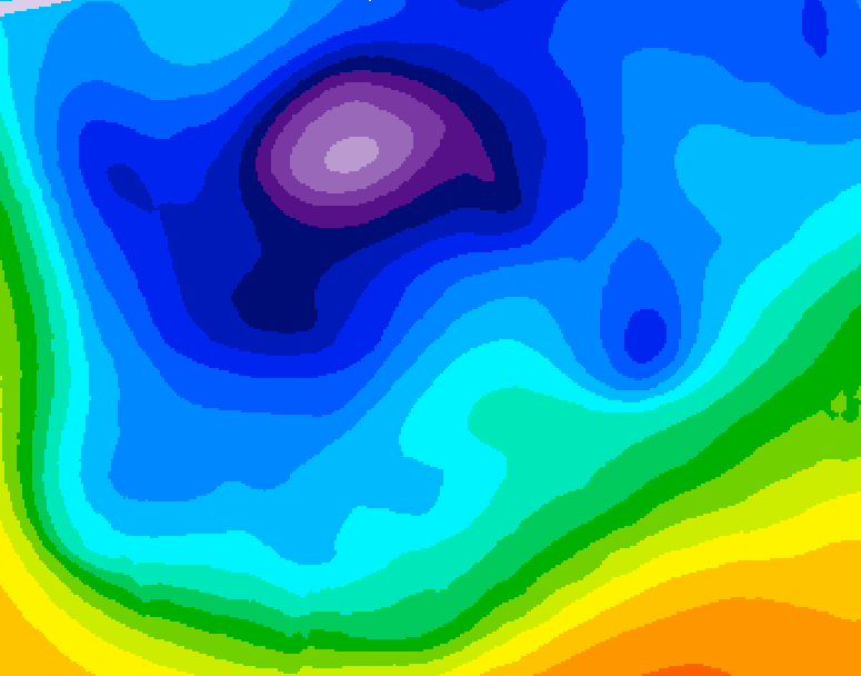 GDPS 500 millibar geopotential height 174 hour forecast chart for Canada based on 2026/02/11 1200Z data