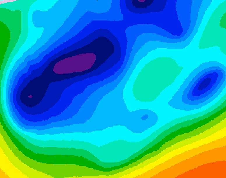 GDPS 500 millibar geopotential height 228 hour forecast chart for Canada based on 2026/02/11 1200Z data