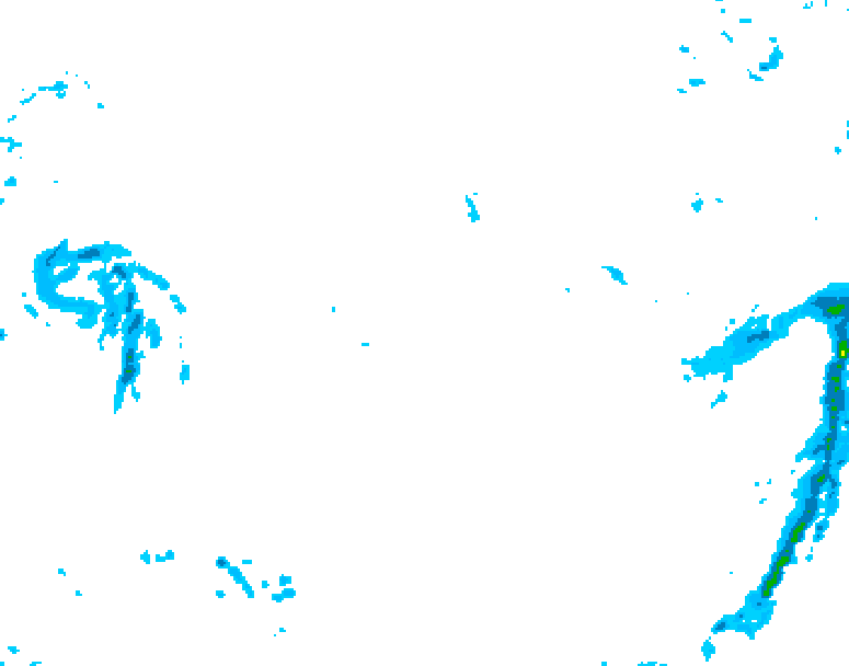GDPS precipitation 036 hour forecast chart for Canada based on 2026/02/11 0000Z data