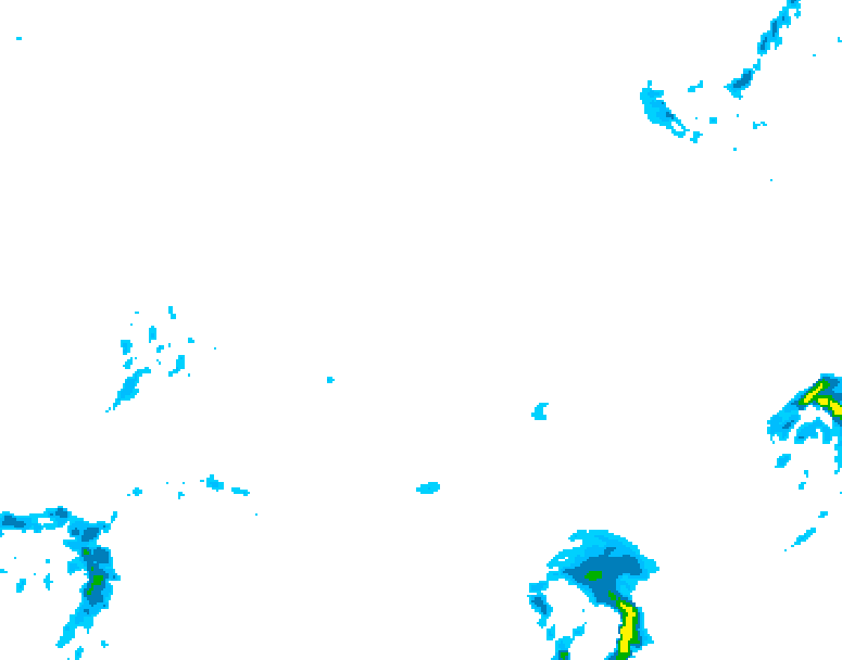 GDPS precipitation 120 hour forecast chart for Canada based on 2026/02/11 0000Z data