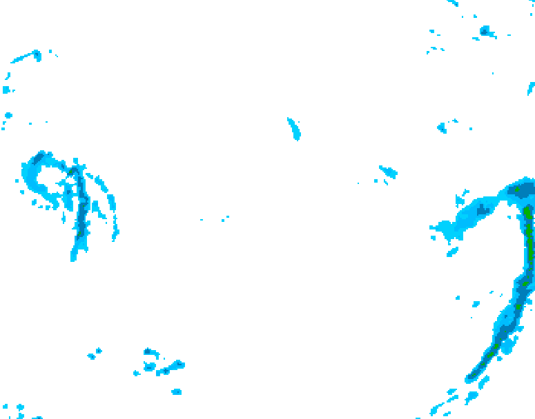GDPS precipitation 024 hour forecast chart for Canada based on 2026/02/11 1200Z data