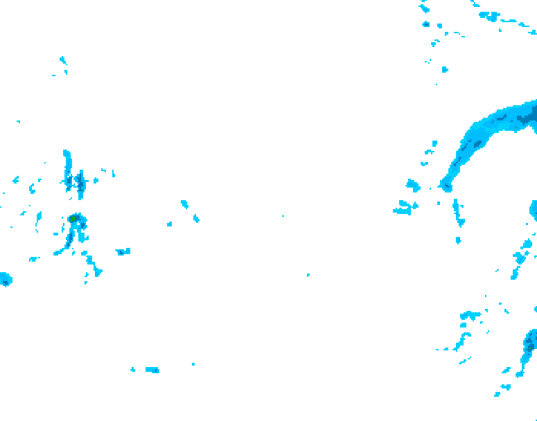 GDPS precipitation 042 hour forecast chart for Canada based on 2026/02/11 1200Z data