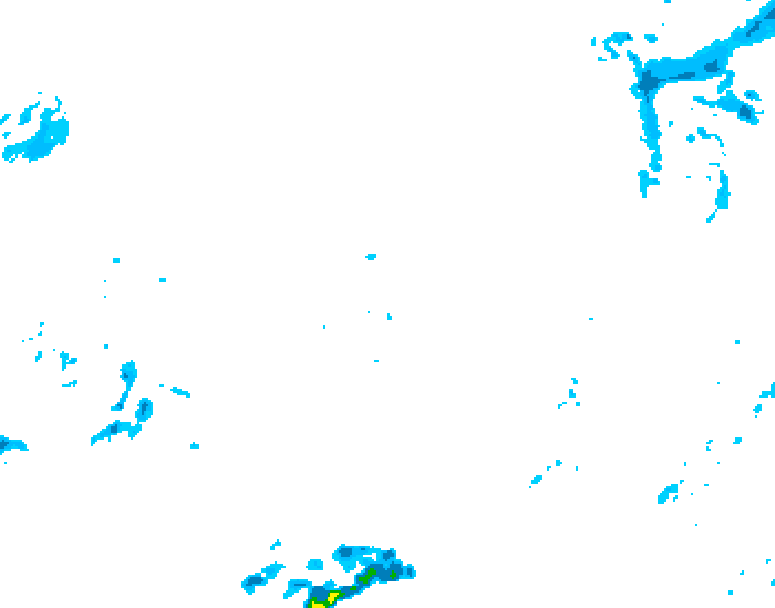 GDPS precipitation 066 hour forecast chart for Canada based on 2026/02/11 1200Z data