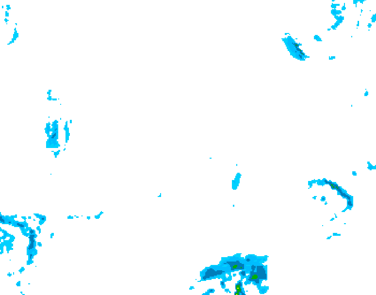 GDPS precipitation 096 hour forecast chart for Canada based on 2026/02/11 1200Z data