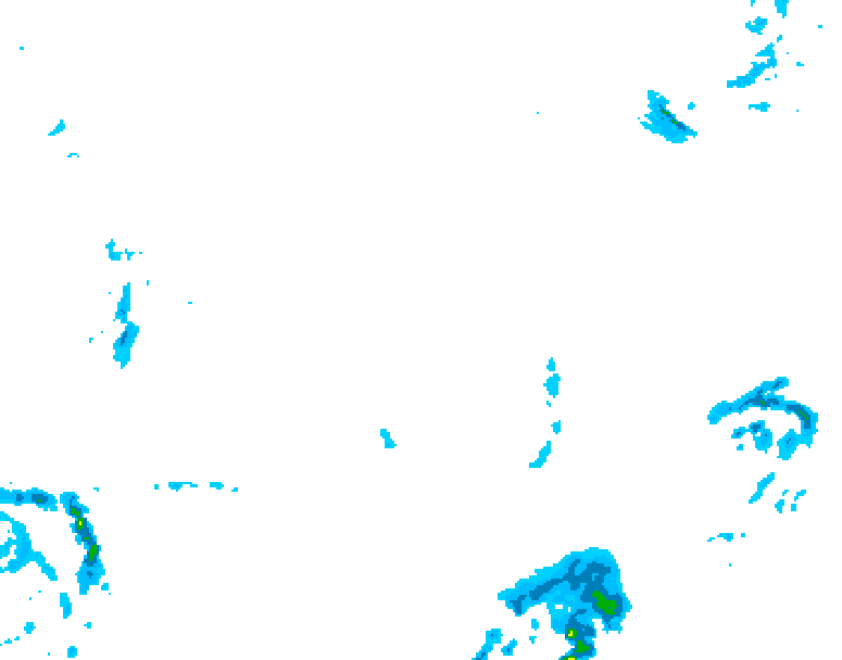 GDPS precipitation 102 hour forecast chart for Canada based on 2026/02/11 1200Z data