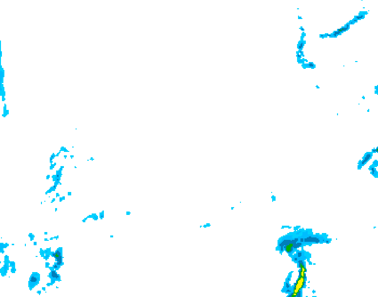GDPS precipitation 120 hour forecast chart for Canada based on 2026/02/11 1200Z data