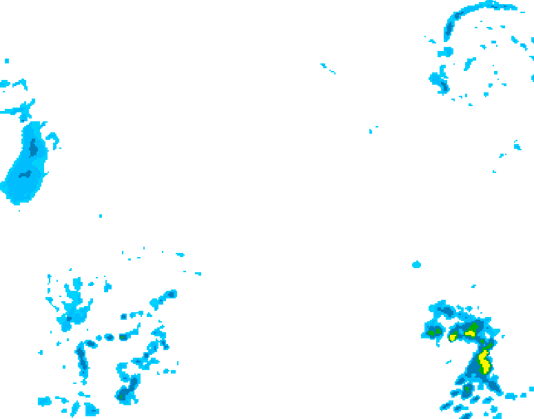 GDPS precipitation 138 hour forecast chart for Canada based on 2026/02/11 1200Z data