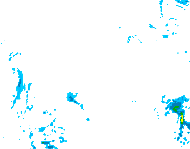 GDPS precipitation 150 hour forecast chart for Canada based on 2026/02/11 1200Z data