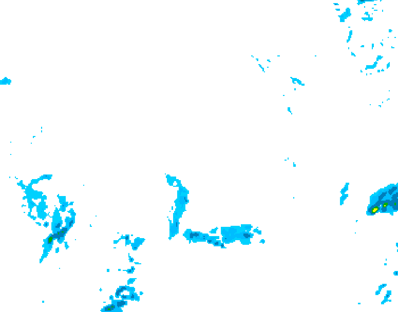 GDPS precipitation 162 hour forecast chart for Canada based on 2026/02/11 1200Z data