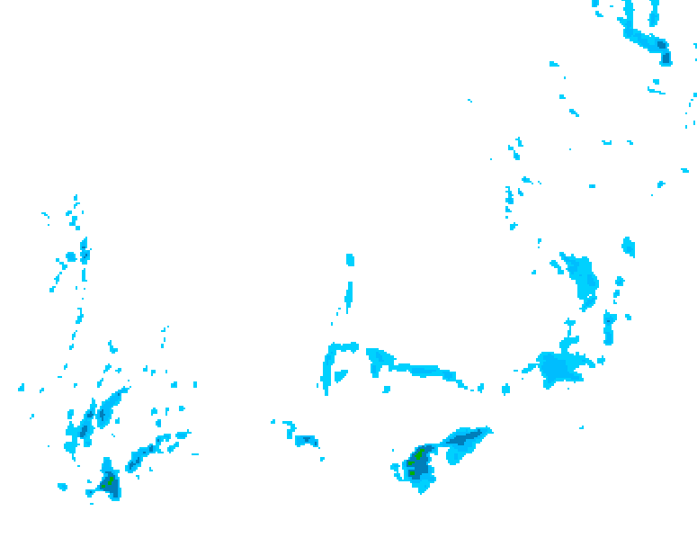 GDPS precipitation 180 hour forecast chart for Canada based on 2026/02/11 1200Z data