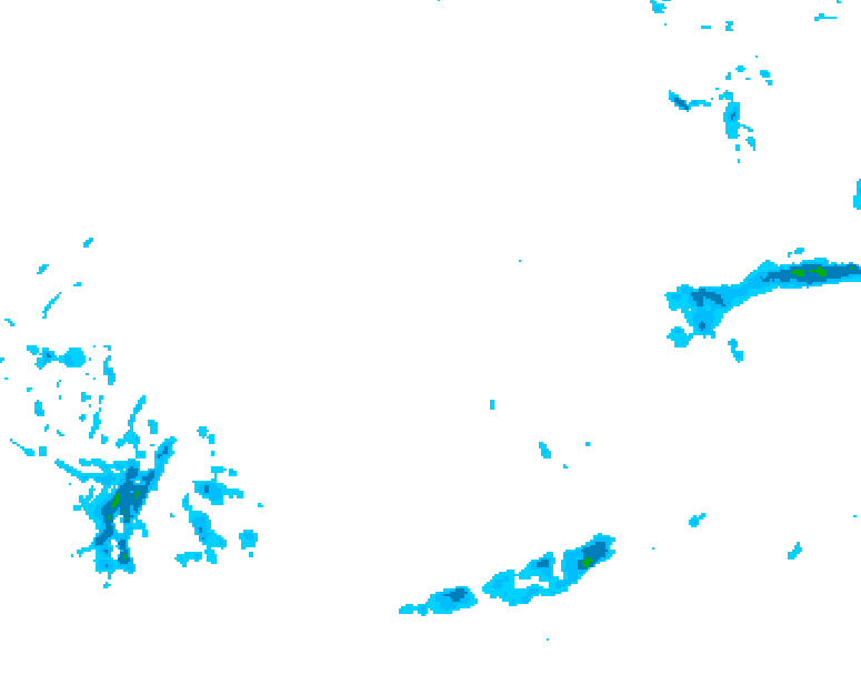 GDPS precipitation 222 hour forecast chart for Canada based on 2026/02/11 1200Z data