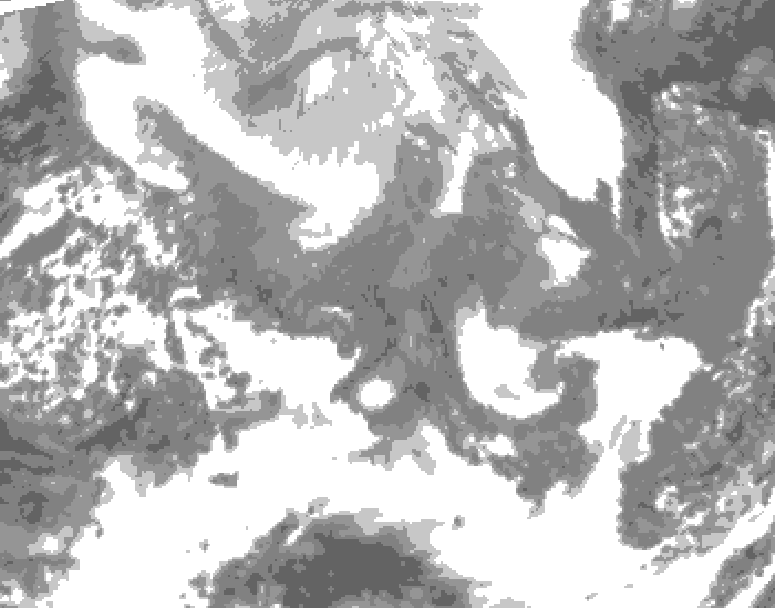GDPS total cloud 066 hour forecast chart for Canada based on 2026/02/11 1200Z data
