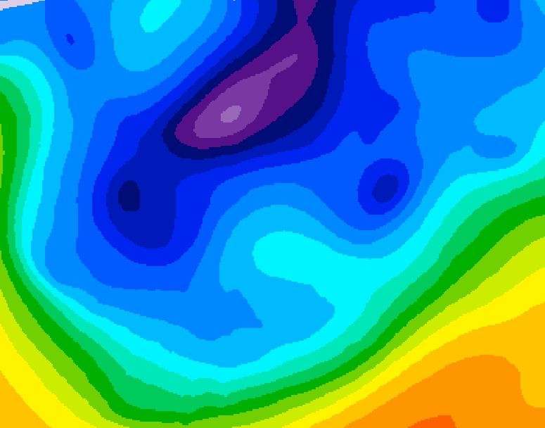 GDPS 500 millibar geopotential height 168 hour forecast chart for Canada based on 2026/02/12 0000Z data