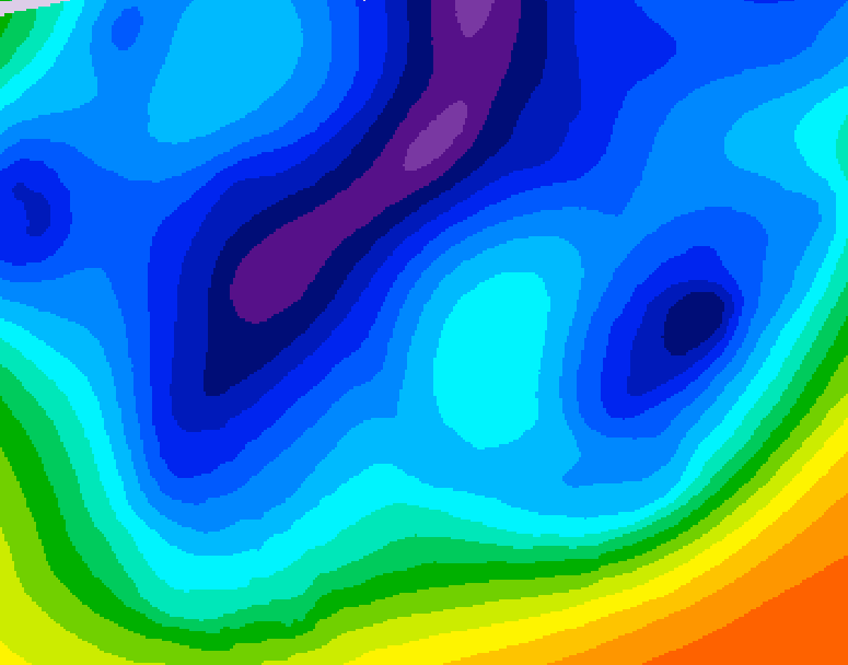 GDPS 500 millibar geopotential height 204 hour forecast chart for Canada based on 2026/02/12 0000Z data