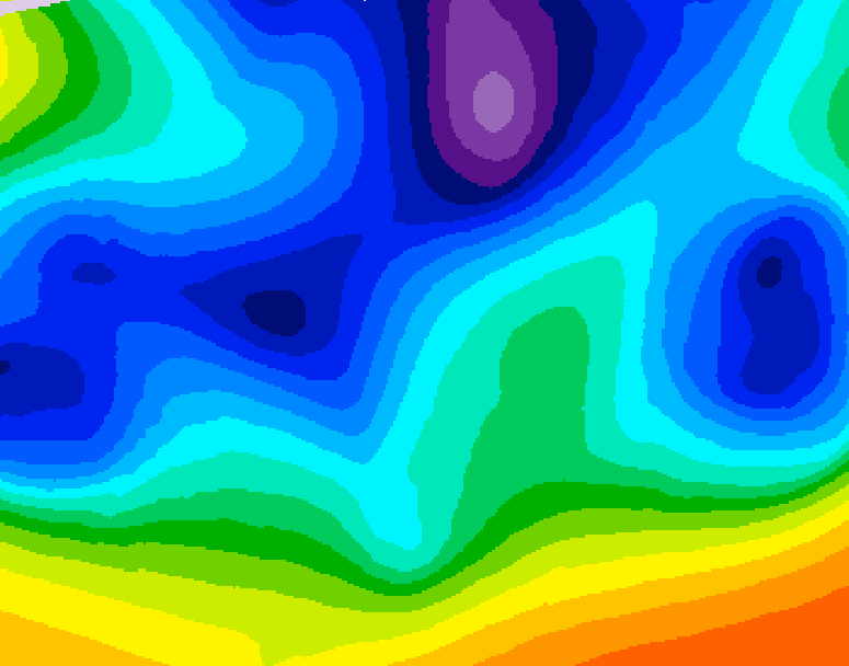 GDPS 500 millibar geopotential height 234 hour forecast chart for Canada based on 2026/02/12 0000Z data