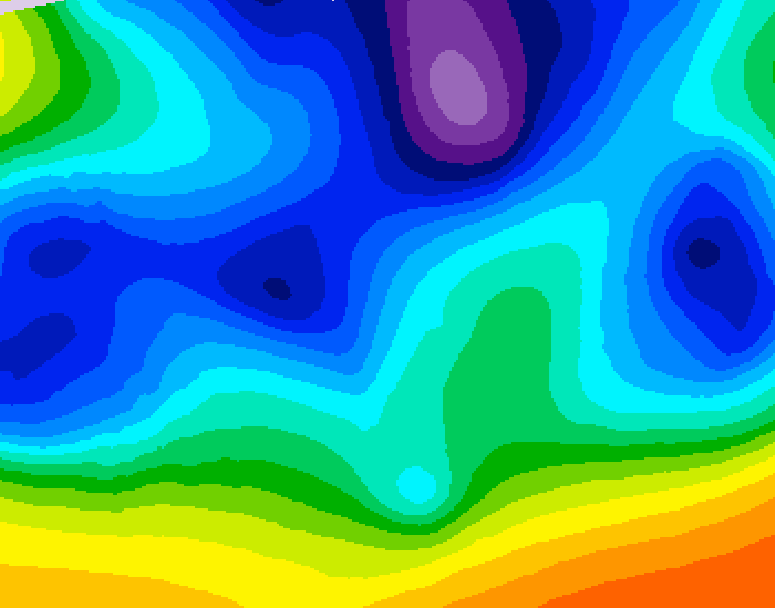 GDPS 500 millibar geopotential height 240 hour forecast chart for Canada based on 2026/02/12 0000Z data