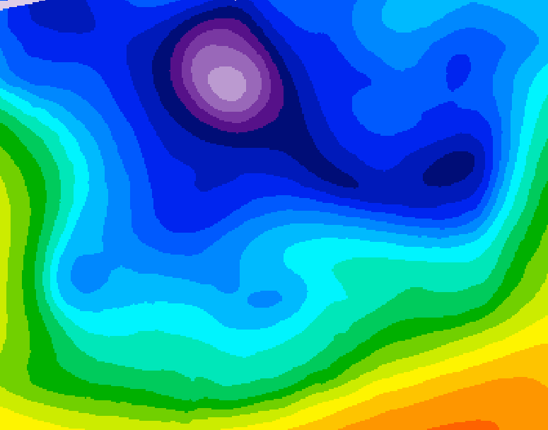 GDPS 500 millibar geopotential height 168 hour forecast chart for Canada based on 2026/02/12 1200Z data