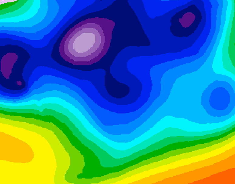 GDPS 500 millibar geopotential height 228 hour forecast chart for Canada based on 2026/02/12 1200Z data