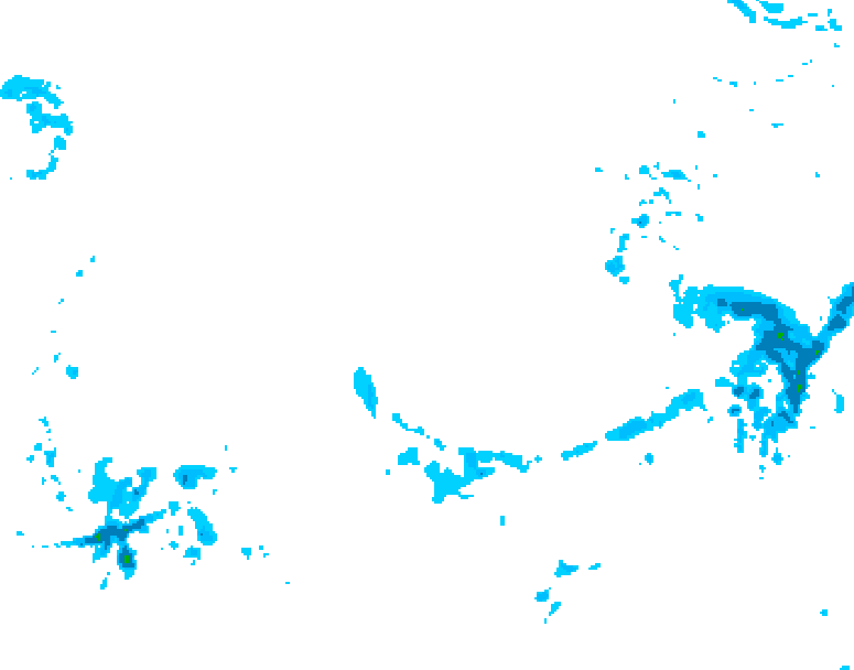 GDPS precipitation 180 hour forecast chart for Canada based on 2026/02/12 0000Z data
