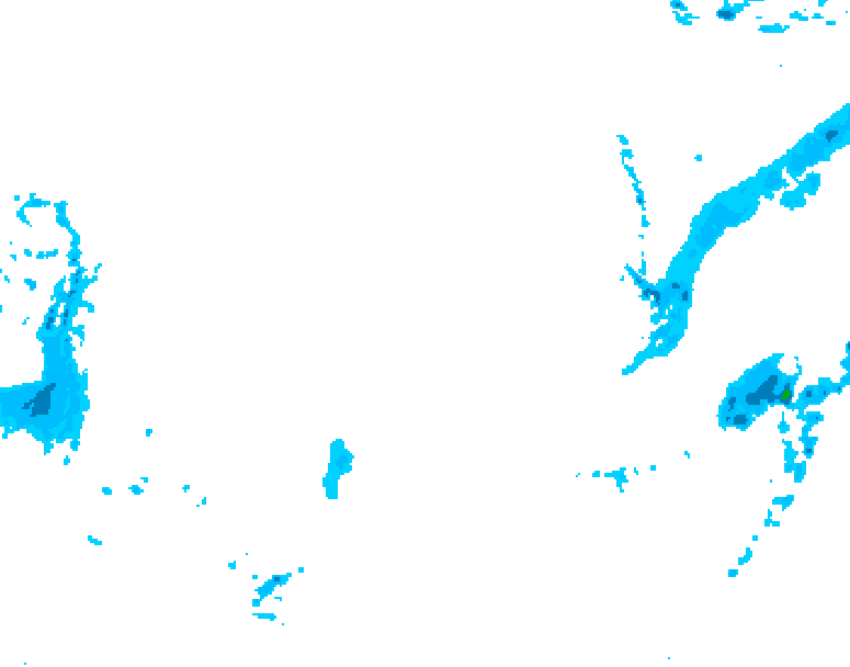 GDPS precipitation 210 hour forecast chart for Canada based on 2026/02/12 0000Z data