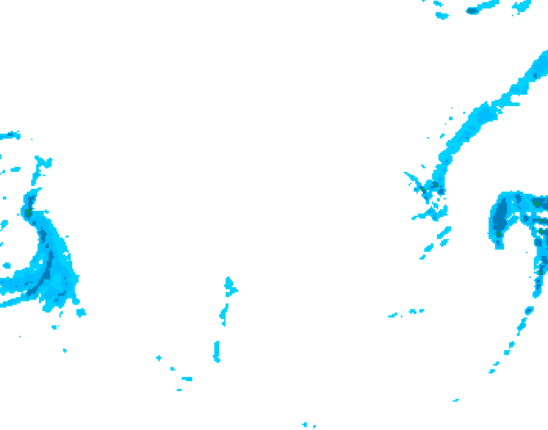 GDPS precipitation 216 hour forecast chart for Canada based on 2026/02/12 0000Z data