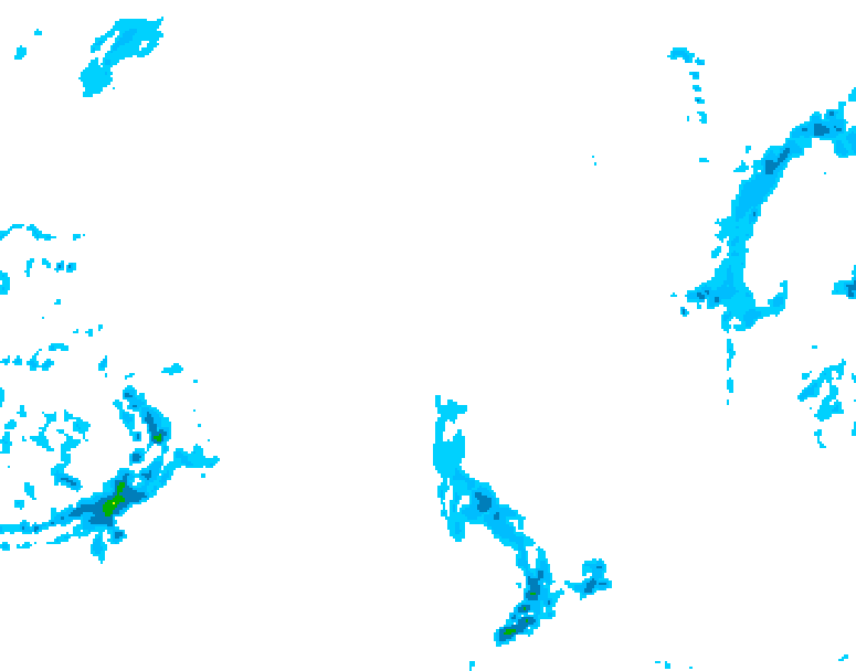 GDPS precipitation 240 hour forecast chart for Canada based on 2026/02/12 0000Z data
