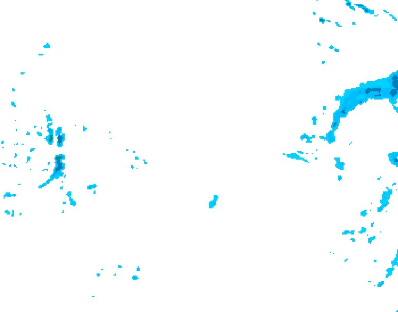GDPS precipitation 018 hour forecast chart for Canada based on 2026/02/12 1200Z data