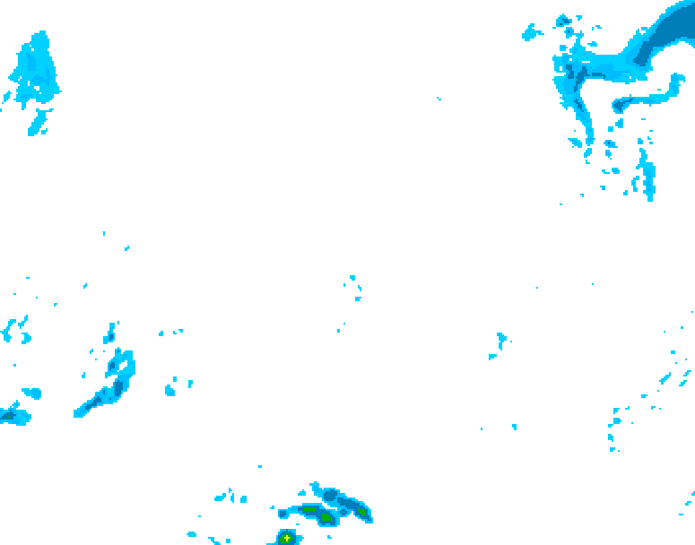GDPS precipitation 042 hour forecast chart for Canada based on 2026/02/12 1200Z data