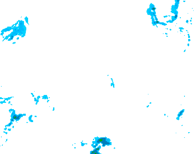 GDPS precipitation 054 hour forecast chart for Canada based on 2026/02/12 1200Z data