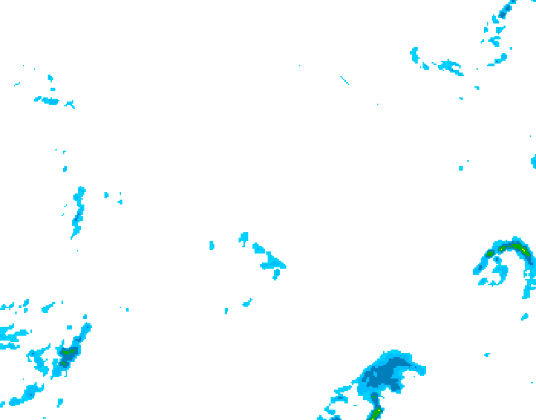 GDPS precipitation 084 hour forecast chart for Canada based on 2026/02/12 1200Z data