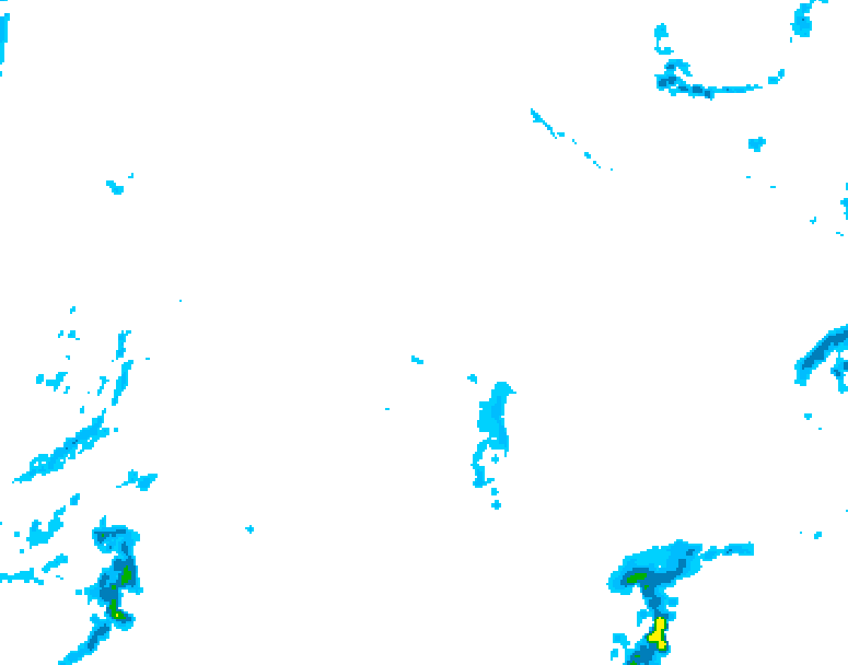 GDPS precipitation 096 hour forecast chart for Canada based on 2026/02/12 1200Z data