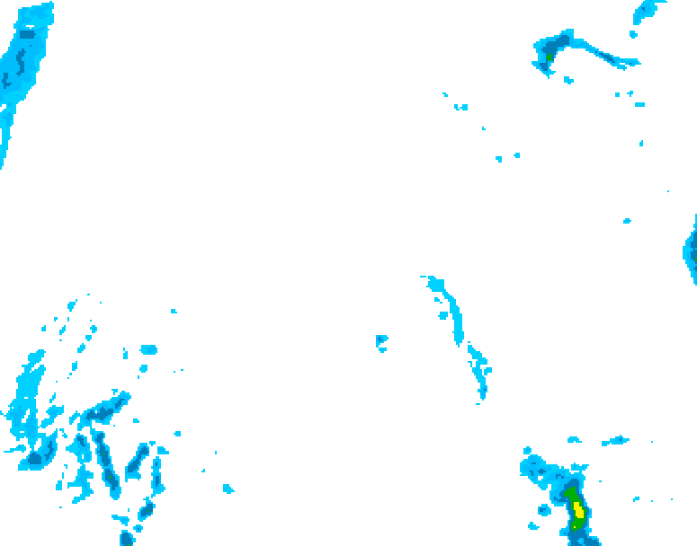 GDPS precipitation 108 hour forecast chart for Canada based on 2026/02/12 1200Z data