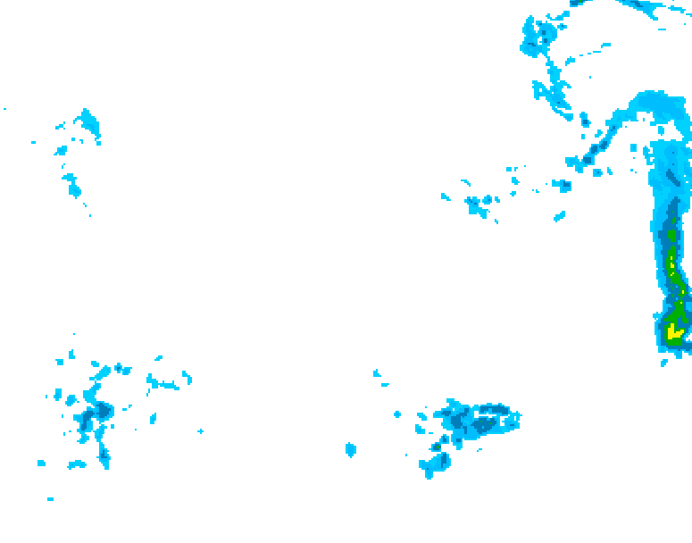 GDPS precipitation 174 hour forecast chart for Canada based on 2026/02/12 1200Z data