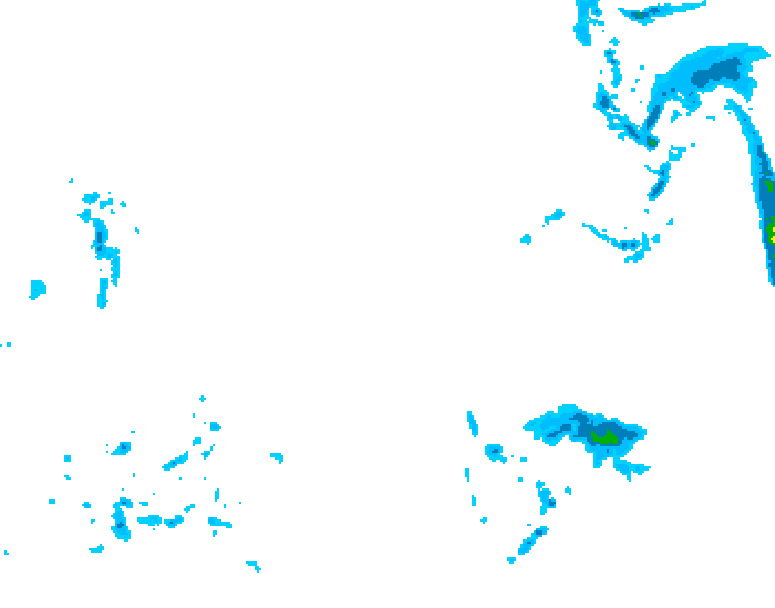 GDPS precipitation 186 hour forecast chart for Canada based on 2026/02/12 1200Z data