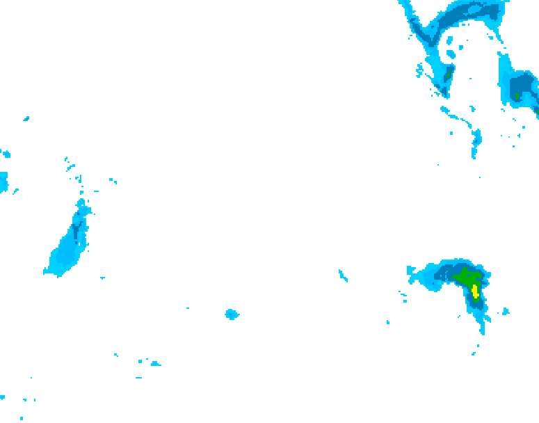 GDPS precipitation 198 hour forecast chart for Canada based on 2026/02/12 1200Z data