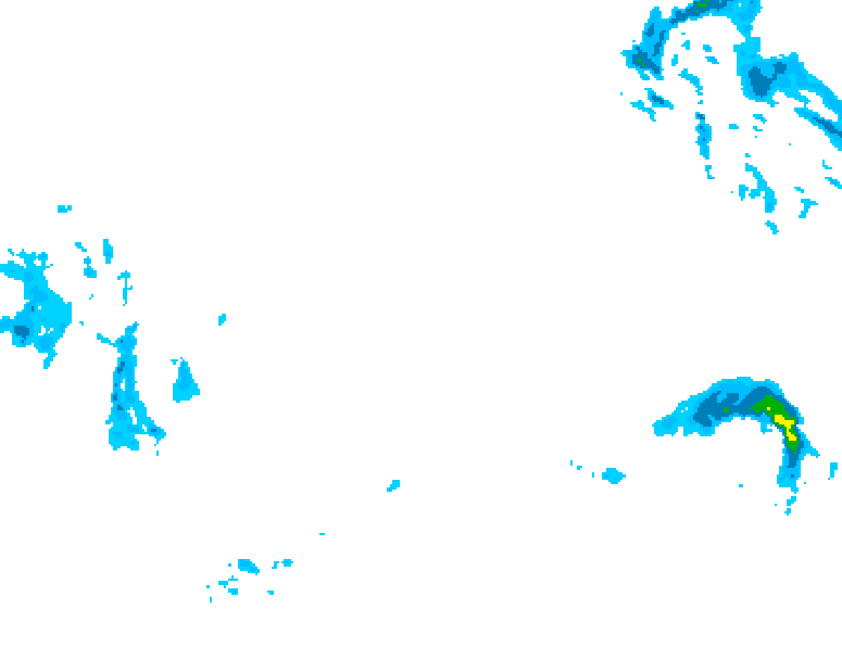 GDPS precipitation 204 hour forecast chart for Canada based on 2026/02/12 1200Z data