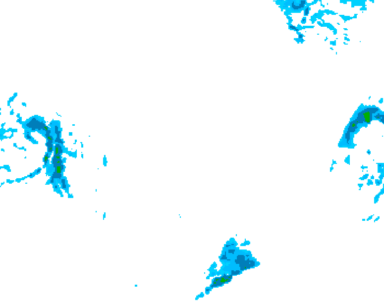 GDPS precipitation 228 hour forecast chart for Canada based on 2026/02/12 1200Z data