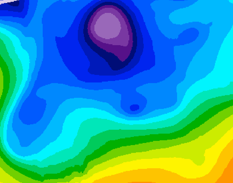 GDPS 500 millibar geopotential height 108 hour forecast chart for Canada based on 2026/02/13 0000Z data