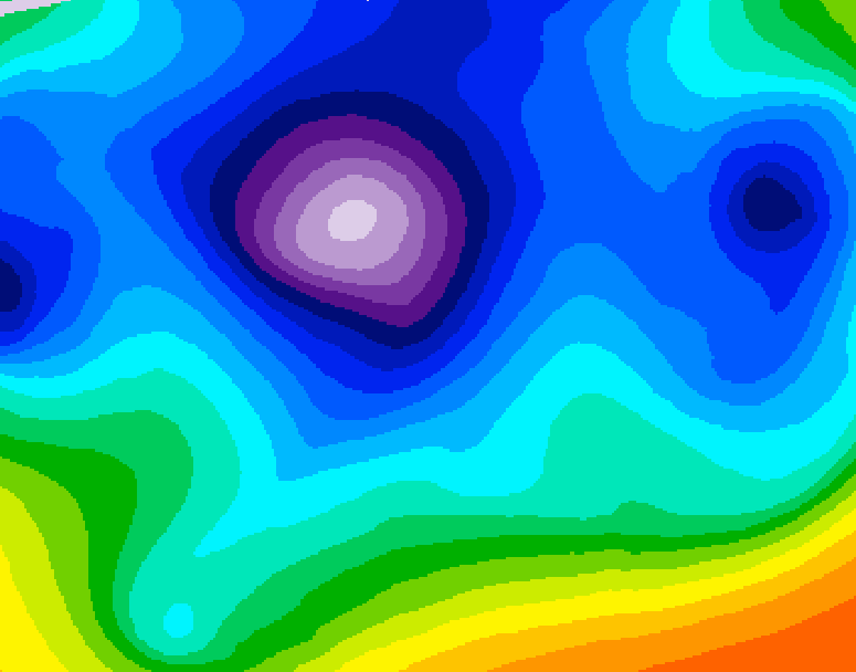 GDPS 500 millibar geopotential height 210 hour forecast chart for Canada based on 2026/02/13 0000Z data
