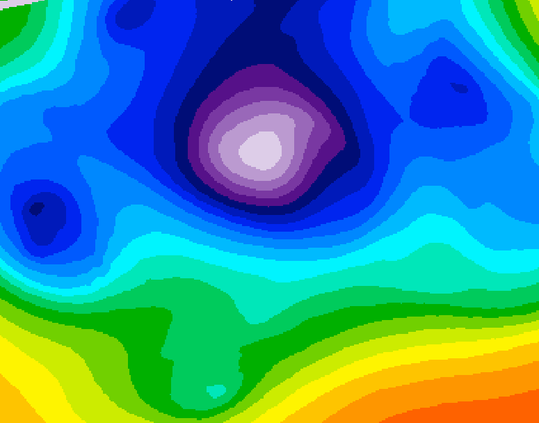 GDPS 500 millibar geopotential height 234 hour forecast chart for Canada based on 2026/02/13 0000Z data