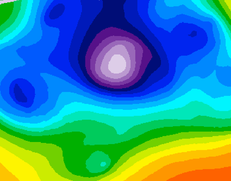 GDPS 500 millibar geopotential height 240 hour forecast chart for Canada based on 2026/02/13 0000Z data