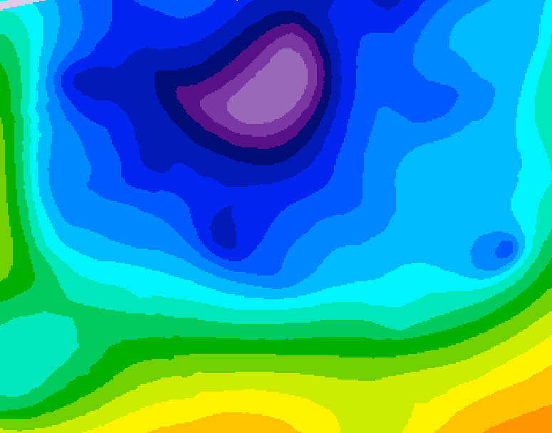 GDPS 500 millibar geopotential height 066 hour forecast chart for Canada based on 2026/02/13 1200Z data