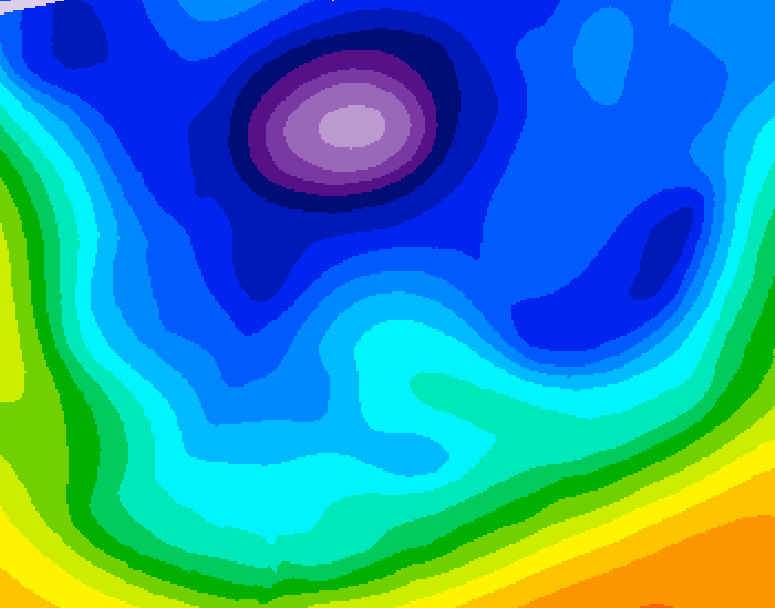GDPS 500 millibar geopotential height 144 hour forecast chart for Canada based on 2026/02/13 1200Z data