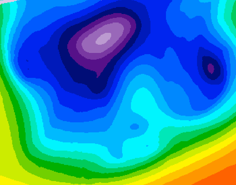 GDPS 500 millibar geopotential height 168 hour forecast chart for Canada based on 2026/02/13 1200Z data